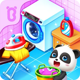 أيقونة Baby Panda Happy Clean